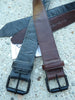 2" Wide Cut-Edge Leather Belt
